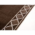 thumbnail image 6 of Custom Size Runner Rug Moroccan Trellis Border Dark Brown Cut to Size Rug Runner Customize Your Own Runner Rug, 6 of 9