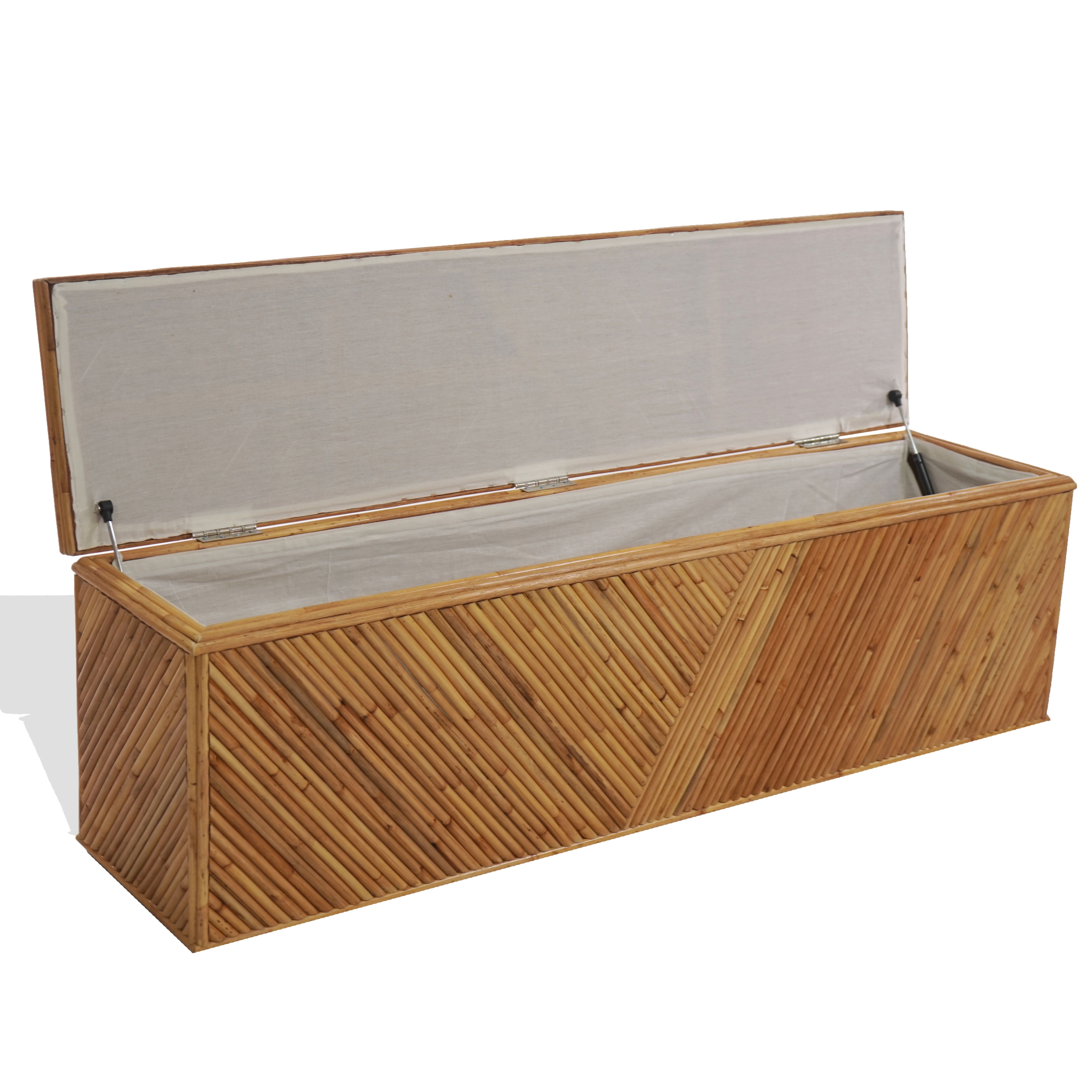 Safavieh Couture Zoeigh Rattan Trunk, Natural