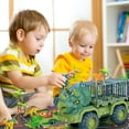 thumbnail image 7 of JBeeCtrl Dinosaur Truck Toy Triceratops Transporter Boys and Girls Capture Dinosaur Playset Suitable For Boys And Girls Over 3 Years Old, 7 of 7