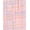 Pink, Pattern 8, variant on ODIKA 6'x9' Pastel Pink Geometric Cora Multicolor Washable Area Rug Modern Abstract Design With Lines And Shapes Ornamental for Dining Room, Under Table, Office Décor, Non-Slip Chair-Friendly