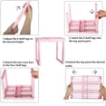 thumbnail image 2 of Estante ajustable en color rosa Svartur para escuela, gimnasio, oficina, 2 of 9