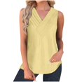 thumbnail image 2 of Wycnly Tank Top for Women Summer Tops Lightweight Comfy Tunic Tank Blouses 2025 Casual Solid Sleeveless Tee Tops Girls Sleeveless Shirt, 2 of 7