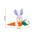 thumbnail image 3 of Blaxill Easter Decorations, Bunny Ornament, Cute Carrot Pendant, Hanging Easter Decor, Colorful, Portable, for Home/Party, 3 of 5