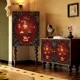 thumbnail image 2 of Armarios de lujo de almacenamiento Haller, armarios de esquina nórdica con acento para sala de estar, muebles de Vitrina europeos altos y utilitarios, 2 of 4