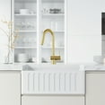thumbnail image 2 of Gramercy Single-Handle Pull-Down Sprayer Kitchen Faucet with Touchless Sensor in Matte Brushed Gold, 2 of 15