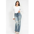 thumbnail image 2 of JUDY BLUE High Waist Destroy Detail Dad Jeans-Stretchy Comfort, 2 of 9