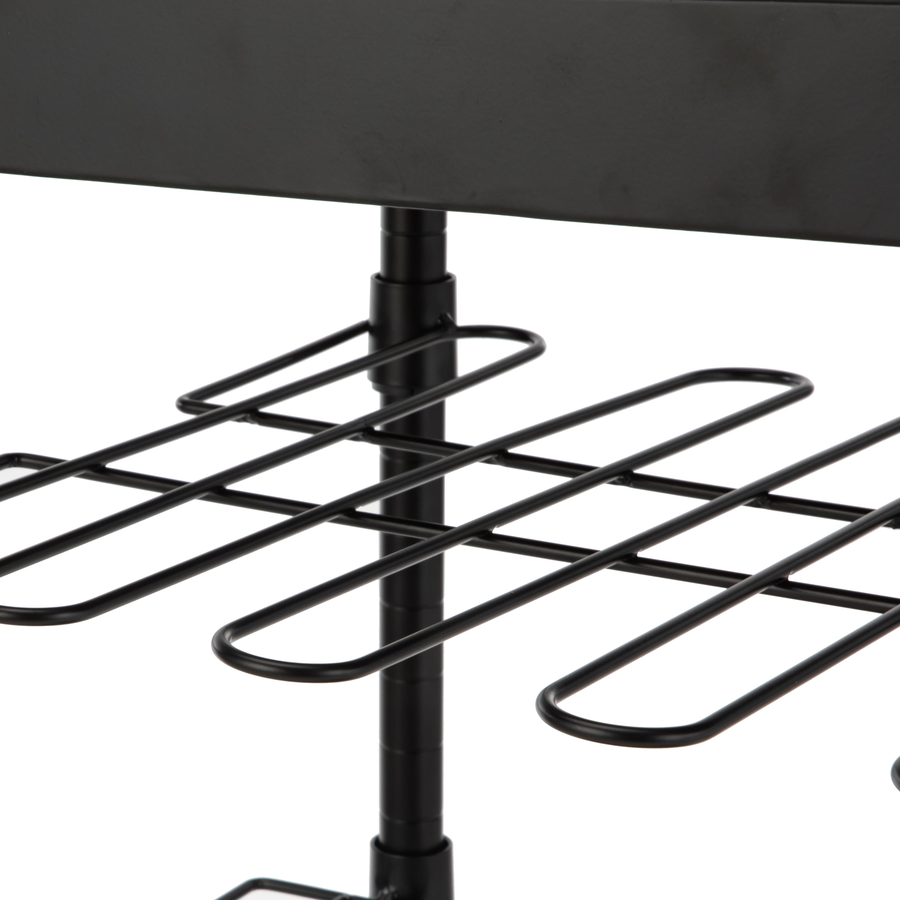 HomeZone 2 Tier Tool Utility Cart with EVA Mat and 3 Accessories