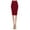 Burgundy, variant on Women's Casual Office Work Wear Comfy Stretch Bodycon Solid Midi Pencil Skirt