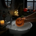 thumbnail image 4 of Halloween Pumpkin Hand Towel, Absorbent Soft Kitchen Dish Towel, Fun Halloween Decor Hanging for Drying Cleaning Cooking, 8"X8.66", 4 of 6