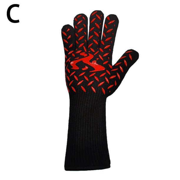 Log Burner Fire Heat Proof Resistants Glove Wood Coal Pit US Stove M5N5