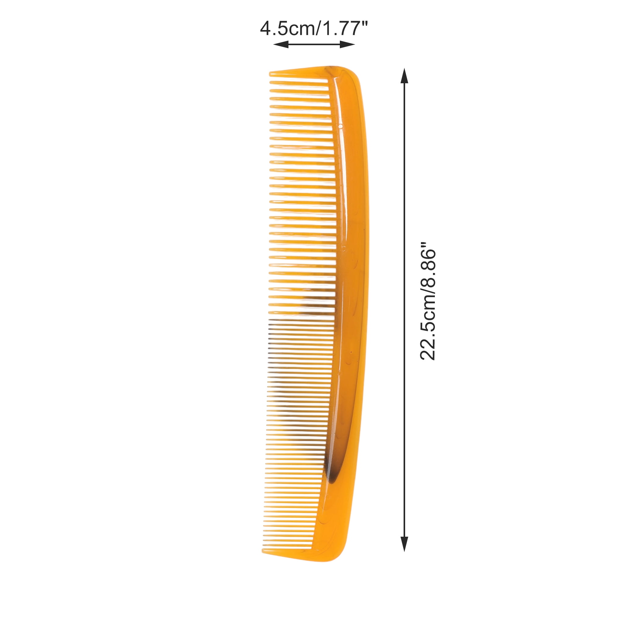 Unique Bargains 1 Piece Durable Tendon Comb for Curly Hair in Vibrant Orange Color