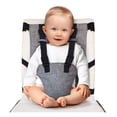 thumbnail image 1 of Compact Travel High Chair | Portable High Chair for Baby | Baby Travel Essential Harness Seat | Must Haves for Vacations, Restaurants, Family Visits with Babies | Portable Highchair Seat, 1 of 5