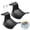 Black Z, variant on 2-Pack Never Fall Headphone Hooks Hanger Wall Mount, Headset Holder Stand for Universal Gaming Headset Airpods Max Sony Bose Beats, Strong Adhesive by Screws(Black Z)