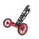 thumbnail image 1 of Soidarity Rueda fácil de bicicleta, neumáticos de empuje multicolores, estructura de rodamiento resistente al color multifuncional, superficie Ciclismo Rojo, 1 of 6