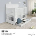 thumbnail image 5 of Dream On Me Reign 5 in 1 Convertible Crib with Under Drawer in White, 5 of 12
