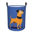 thumbnail image 1 of LNWH Laundry Basket, Cute Puppy Buddy Pattern Foldable Laundry Hamper With Handles Waterproof, Medium Size, 1 of 8