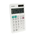 thumbnail image 2 of Calculatrice de bureau Sharp EL377W pour l’école primaire, le secondaire et le bureau, écran à 10 chiffres à double alimentation, touches de taxe et mémoire à 4 touches, 2 of 4