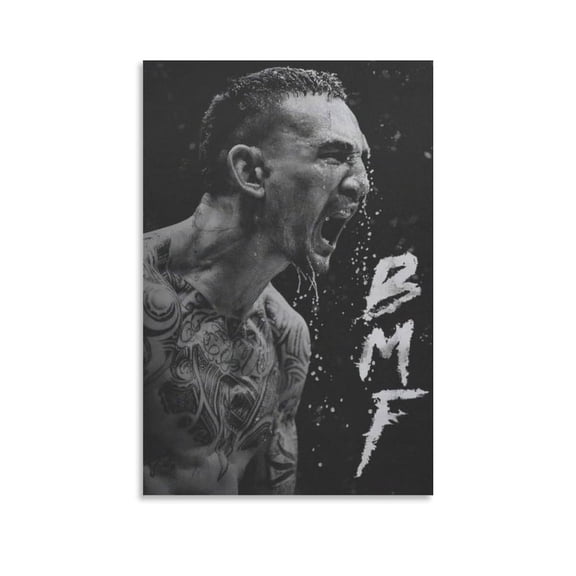 Max Holloway Canvas Poster Poster Decorative Painting Canvas Wall Art Living Room Posters Bedroom Painting 08x12inch(20x30cm)