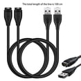 thumbnail image 3 of Triangle Smartwatch Charger Set 100cm Long USB Durable Fast Charging Solution For Your Devices Pack Of Two, 3 of 9