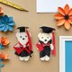 thumbnail image 4 of DIY Flower Bouquet Materials Standing Mini Graduation Bear Decoration 10Pcs Set, 4 of 4