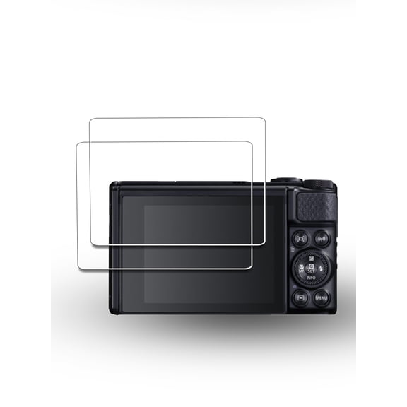HYRACPO [2-Pack] for PowerShot SX740 HS Tempered Glass Screen Protector, Anti-Scratch & HD Clear