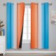 thumbnail image 2 of Cortinas Estelar Textiler Ombre naranja azul 107x183 cm, 2 of 9