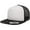 Black/White/Black, variant on Flexfit Foam Trucker Cap
