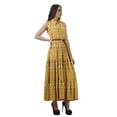 thumbnail image 2 of Moomaya Robes à Étages en Rayonne pour Femmes Imprimées Col Classique Robe-Chemise Femmes, 2 of 4