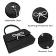 thumbnail image 4 of Bolso de noche Dasein para mujer, bolso de fiesta, monederos de boda con lazo, 4 of 6