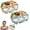 Beige+Blue, variant on 6 in 1 Onigiri Mold, Onigiri Mold 6, Triangle Sushi Molds, Quick to Make, Easy to Store Carry, Once Quickly Make 6pcs Onigiris for Seaweed Rice Ball Molds