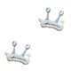 thumbnail image 2 of Guardurnaity Diadema de felpa liviana y práctica con orejas de ojos de caracol Fácil de usar Diadema de de cara azul claro azul claro 2Conjunto, 2 of 6