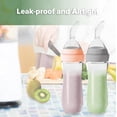 thumbnail image 3 of Cuchara Dispensadora de Alimentos para Bebé Haakaa 120ml Libre de BPA Gris, 3 of 7