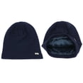 thumbnail image 4 of Tittly Winter Hats Beanie Womens And Mens Pullover Caps Ladies Knitted Hats Open Cotton Pile Caps Ear Guards Warm Caps Mens Skull Caps Hats for Women Navy One Size, 4 of 4