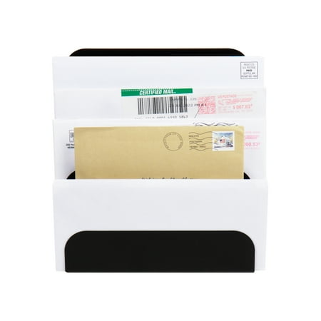 Mind Reader - Vertical Desk Organizer - Black
