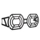 thumbnail image 3 of Cubierta de rejilla para faros delanteros, protección de rejilla para faros delanteros de motocicletas, protección de rejilla para faros delanteros, artesanía superior, 3 of 9