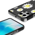 thumbnail image 4 of HR Wireless Magnet Mount Friendly Chamomile Flowers Protector Cell Phone Case for Revvl 7 5G, Black, 4 of 6