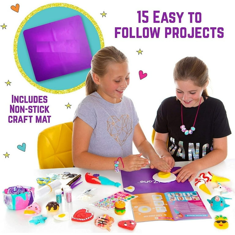 Ultimate Modeling Clay Kit 100 Piece Polymer Clay for Kids, Air Dry Clay  for Kids No Oven - Crafts for Girls 8-12 Years. 