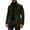 Army Green, variant on Men's Corduroy Blazer Jacket, Long Sleeve Stand Collar Button Down Casual Sport Coat with Flap Pockets for Daily Work Autumn Wear