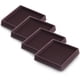 thumbnail image 1 of Ruedas para muebles de goma de 3 x 3 pulgadas con asas, paquete de 4 ruedas cuadradas con agarre antideslizante, 1 of 8