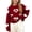 Red, variant on BLVB Toddler Girls Valentine's Day Heart Pattern Knit Sweater Outfit Cute Crewneck Long Sleeve Pullover 1-9 Years(White,1-2Years)