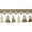 beige, variant on Tassel Fringe Trim Beaded Tassel Fringing Trimmings Ball Fringe Lampshades Trim Curtain Trim Sewing Fringe Trim 3 yards