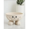 thumbnail image 2 of WNFJR Cute Soap Dish Bar Soap Holder Creative Soap Tray Self Draining Soap Saver Box Decorative Plastic Sponge Scrubber for Shower Bathroom Kitchen Sink(Beige), 2 of 5