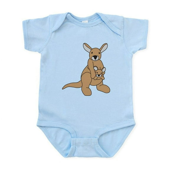 CafePress - Kanga Infant Bodysuit - Baby Light Bodysuit, Size Newborn - 24 Months