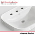 thumbnail image 3 of American Standard 1642008.020 Aspirations 22-7/8" Rectangular Vitreous China Vessel, 3 of 7