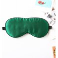 thumbnail image 2 of HAHDAXIA Silk Sleep Mask Comfortable Blindfold Eye mask Adjustable (Green), 2 of 5