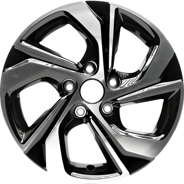 Aluminum Wheel Rim 16 inch for Honda Civic 1617 5 Lug Black Walmart
