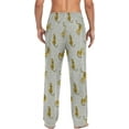 thumbnail image 2 of Top-kevin Tiger Men's Pajama Pants Cartoon Dinosaur Pjs Bottoms with Pockets Sleep Lounge Pants for Men, 2 of 13