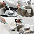 thumbnail image 6 of Wire Dish Scrubber Brush Ergonomic Non-Scratch Kitchen Tool, for Pots/Pans/Bowl Cleaning Bradem, 6 of 9