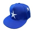 thumbnail image 3 of Kids Baseball Cap with Star Embroidery Short Brim Dome Hat for Ages 3-8, 3 of 5