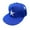 Blue, variant on Hats 3 8 Years Old Kids Baseball Five Pointed Star Embroidery Boys Girls Short Brim Dome Cap For Daily Wear White Hat